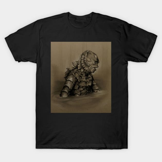 Creature From the Black Lagoon T-Shirt by SepiaDreamscape